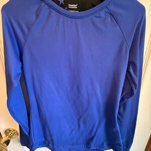 Blue Cuddle Dud Climate Right Shirt.